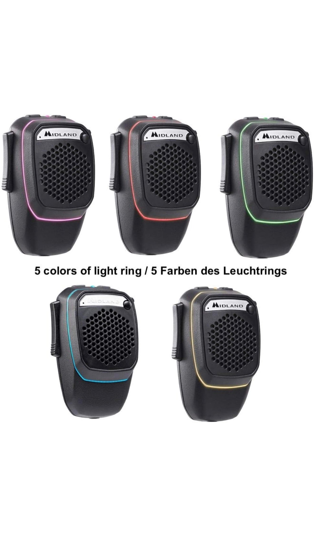 Midland - Microphone Wireless, Bluetooth Dual Mike