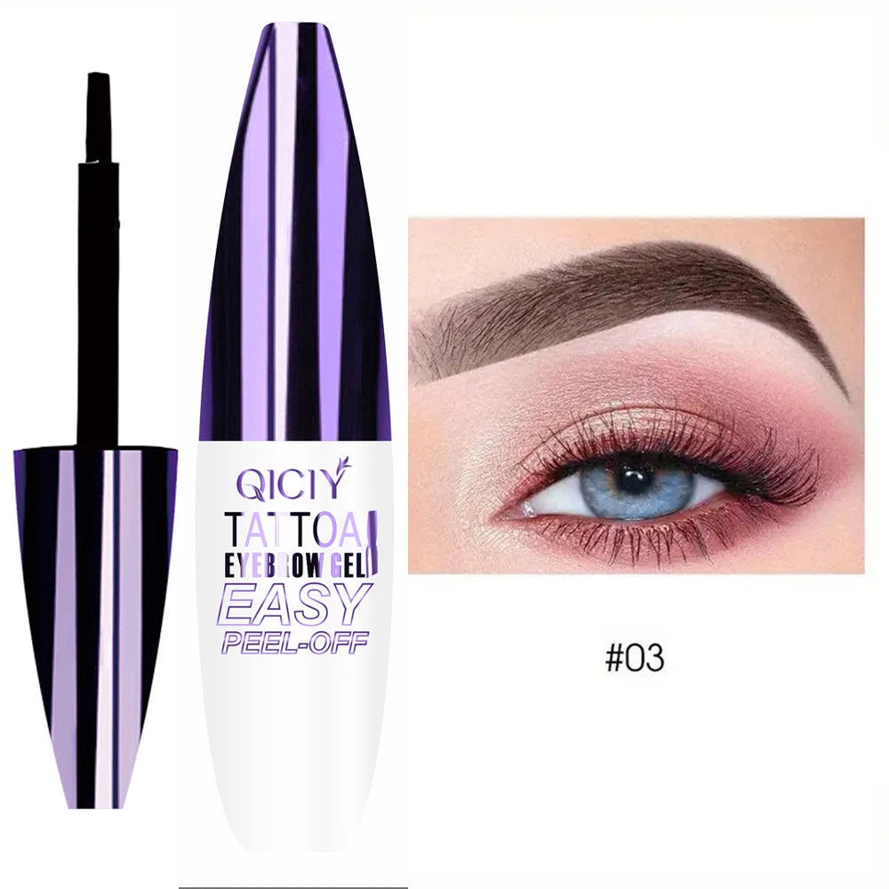 Tattoo Eyebrow Gel β Peel Off, 3-Day Lasting, Waterproof, Sweat & Smudge Resistant