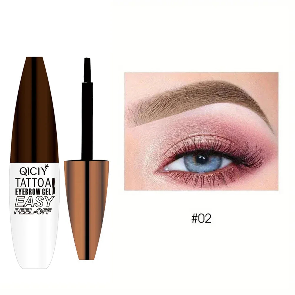 Tattoo Eyebrow Gel β Peel Off, 3-Day Lasting, Waterproof, Sweat & Smudge Resistant