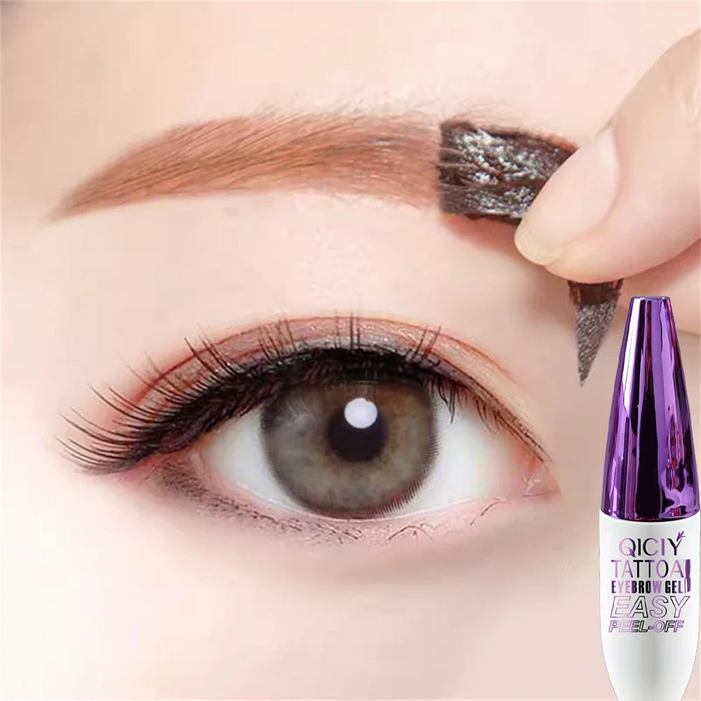 Tattoo Eyebrow Gel β Peel Off, 3-Day Lasting, Waterproof, Sweat & Smudge Resistant