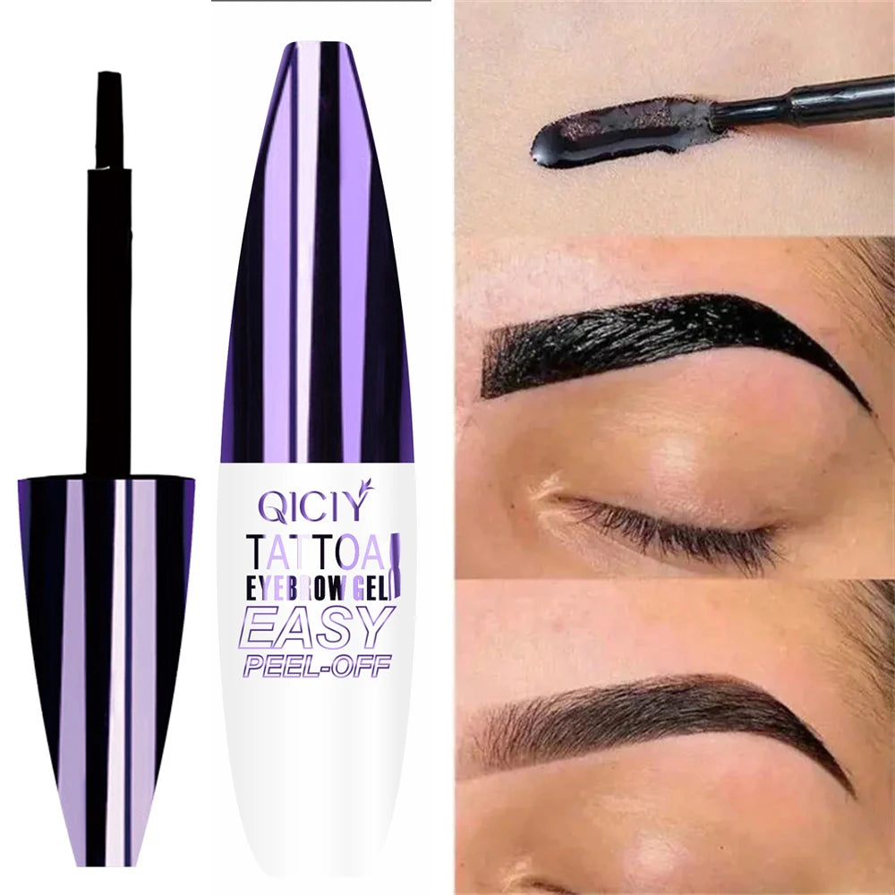 Tattoo Eyebrow Gel β Peel Off, 3-Day Lasting, Waterproof, Sweat & Smudge Resistant