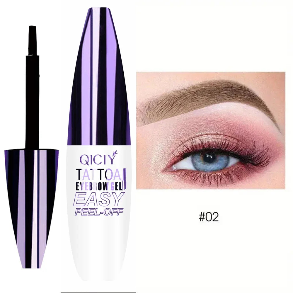 Tattoo Eyebrow Gel β Peel Off, 3-Day Lasting, Waterproof, Sweat & Smudge Resistant