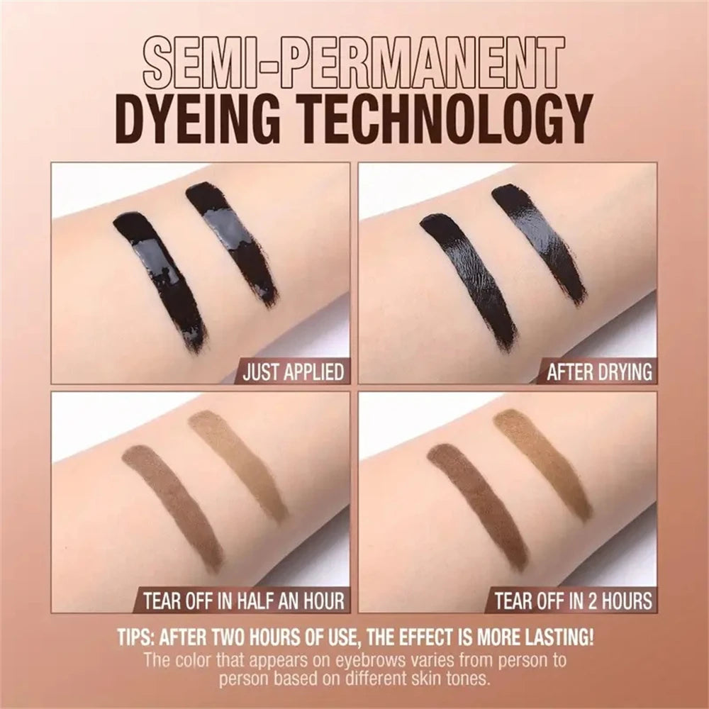 Tattoo Eyebrow Gel β Peel Off, 3-Day Lasting, Waterproof, Sweat & Smudge Resistant