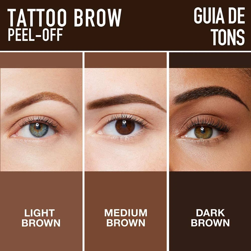 Tattoo Eyebrow Gel β Peel Off, 3-Day Lasting, Waterproof, Sweat & Smudge Resistant