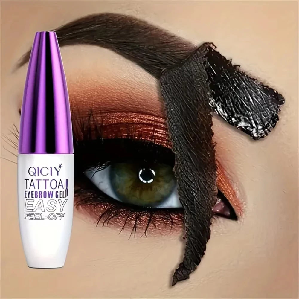 Tattoo Eyebrow Gel β Peel Off, 3-Day Lasting, Waterproof, Sweat & Smudge Resistant