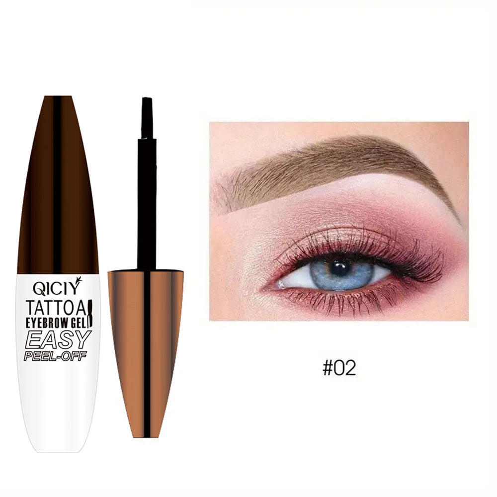 Tattoo Eyebrow Gel β Peel Off, 3-Day Lasting, Waterproof, Sweat & Smudge Resistant