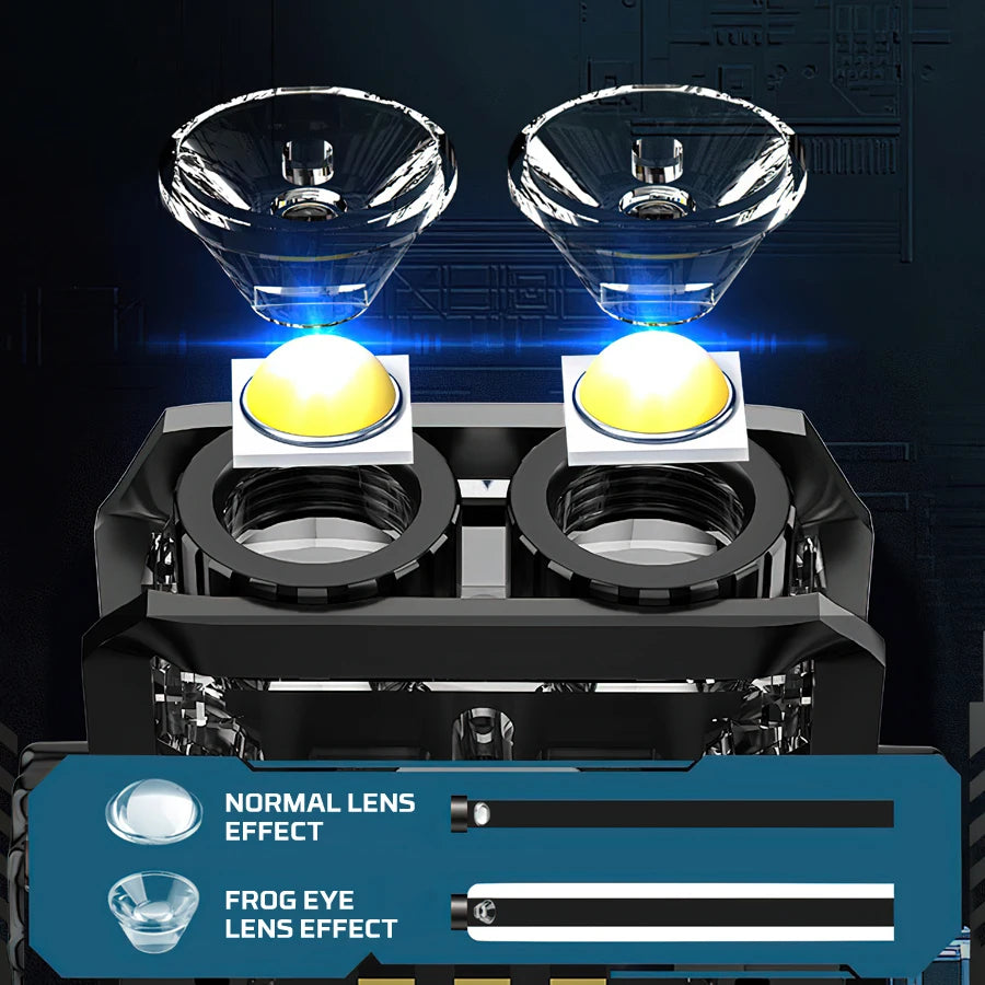 New Multifunctional Fidget Spinner Mini LED Flashlight Gyroscope Portable Type-c Rechargeable Torch 6 mode Emergency Camping Lantern