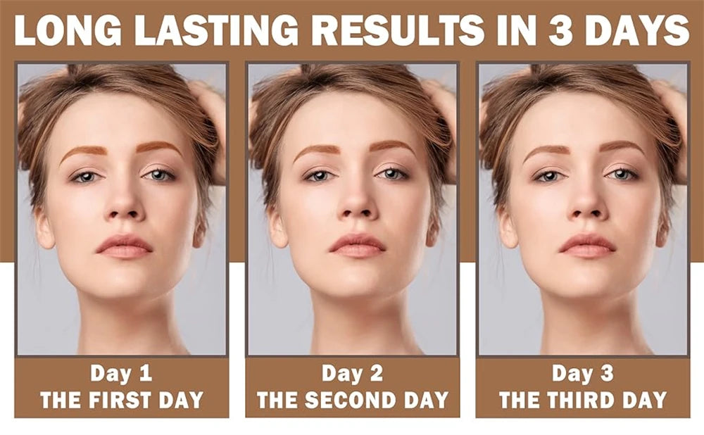 Tattoo Eyebrow Gel β Peel Off, 3-Day Lasting, Waterproof, Sweat & Smudge Resistant