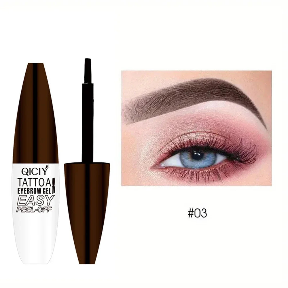 Tattoo Eyebrow Gel β Peel Off, 3-Day Lasting, Waterproof, Sweat & Smudge Resistant