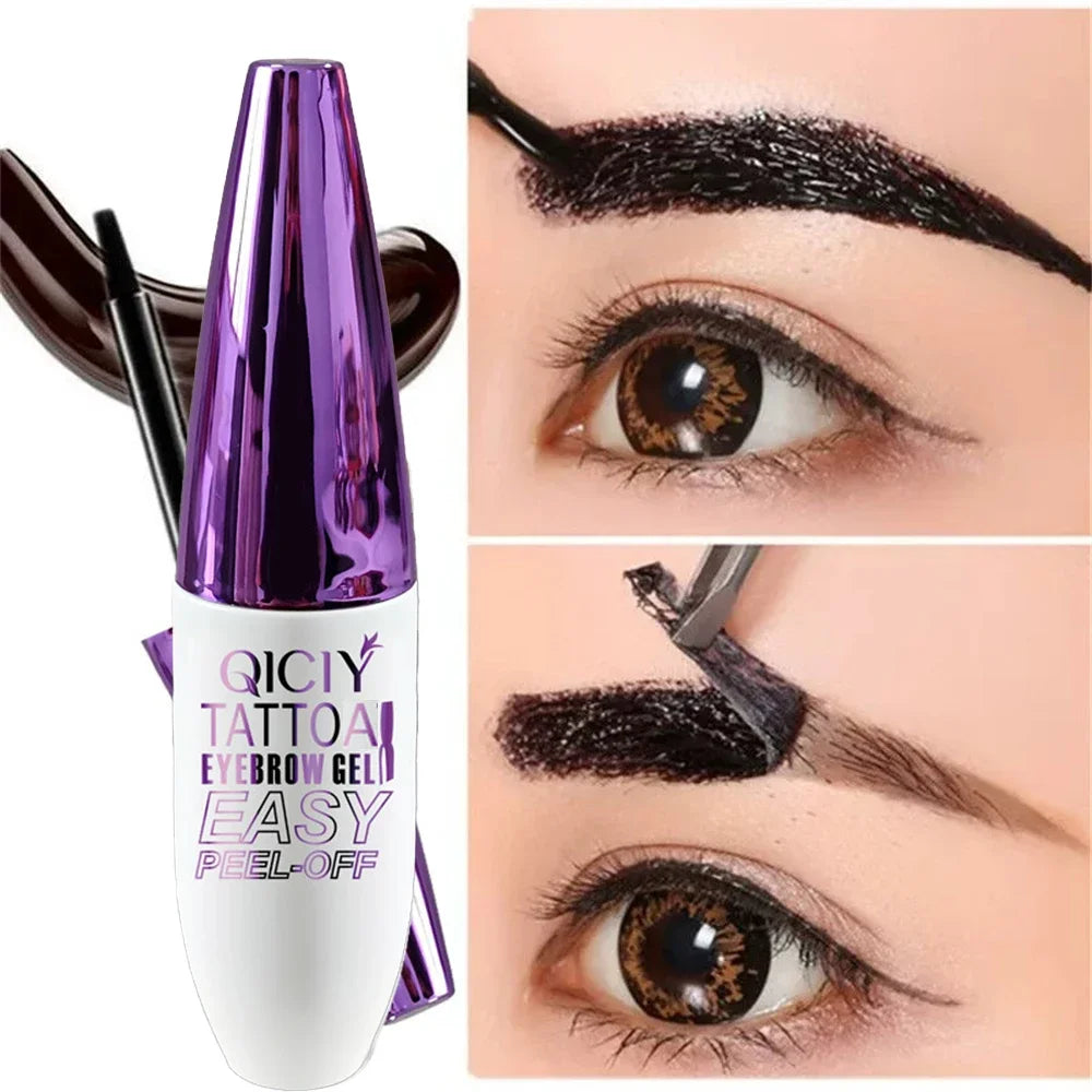 Tattoo Eyebrow Gel β Peel Off, 3-Day Lasting, Waterproof, Sweat & Smudge Resistant