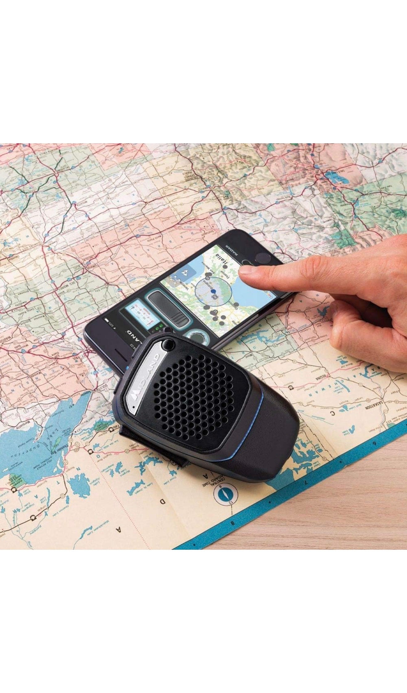 Midland - Microphone Wireless, Bluetooth Dual Mike