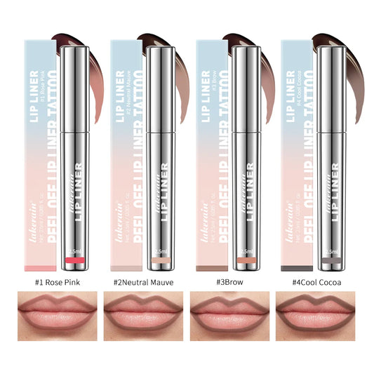 Waterproof Lip Liner Peel Off Tattoo Lip Gloss – Long Lasting Matte Lip Tint