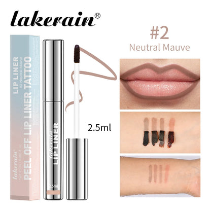 Waterproof Lip Liner Peel Off Tattoo Lip Gloss – Long Lasting Matte Lip Tint