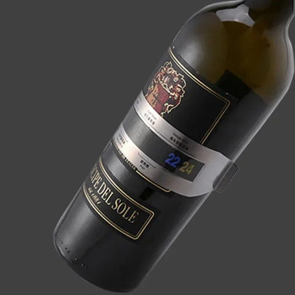 Stainless Steel Wine LCD Thermometer Bottle Beer Red Wines Bracelet Temperature Sensor