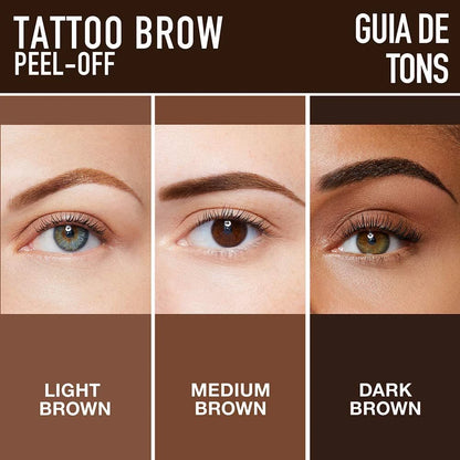 Tattoo Eyebrow Gel – Peel Off, 3-Day Lasting, Waterproof, Sweat & Smudge Resistant