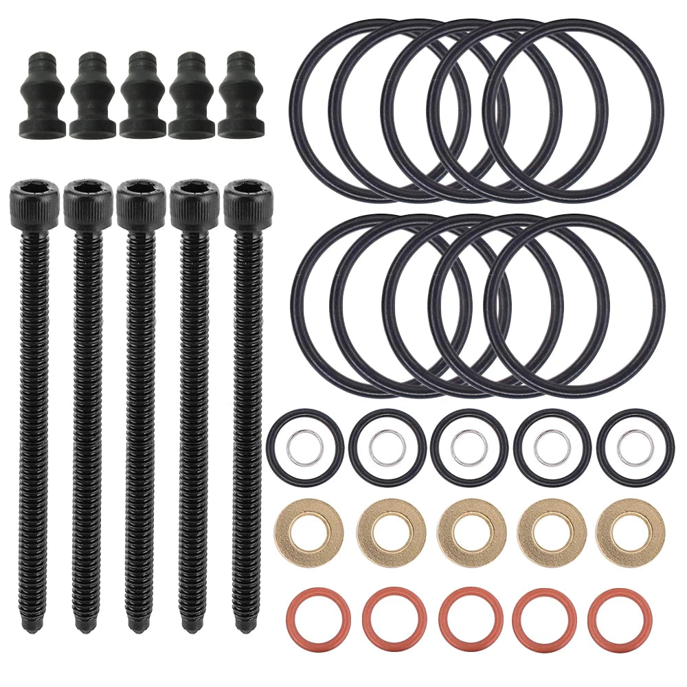 Fuel Injector Seal Repair Kit Fit For VW Transporter t5 2.0 2.5Tdi Jetta Eos Phaeton Touareg Touran